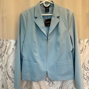 George women’s size 18 zip up to pocket long sleeve jacket stretch.